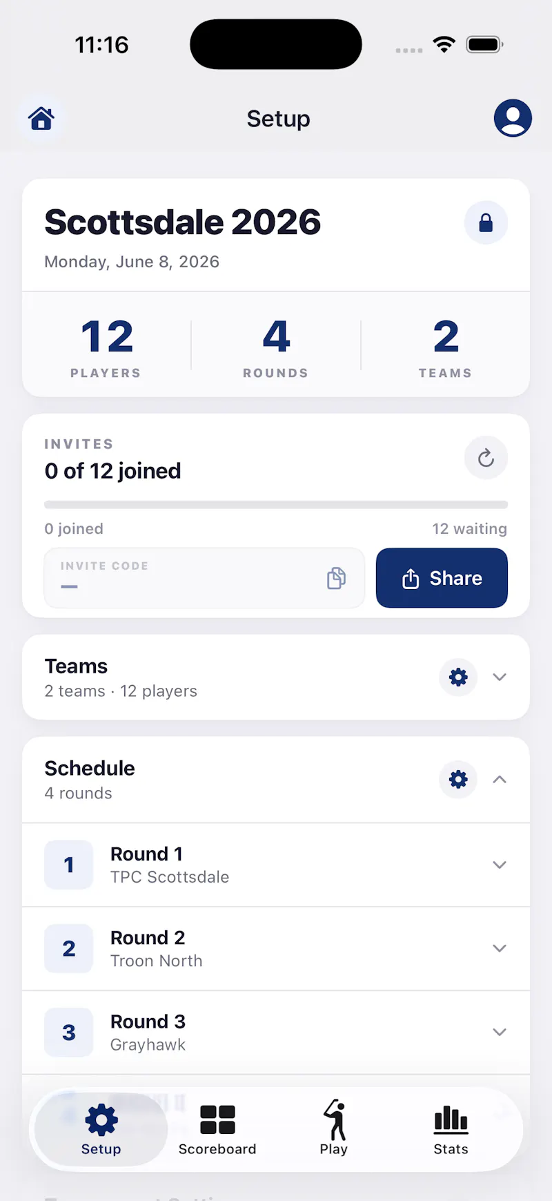 Dormie Golf Scoring screenshot 4