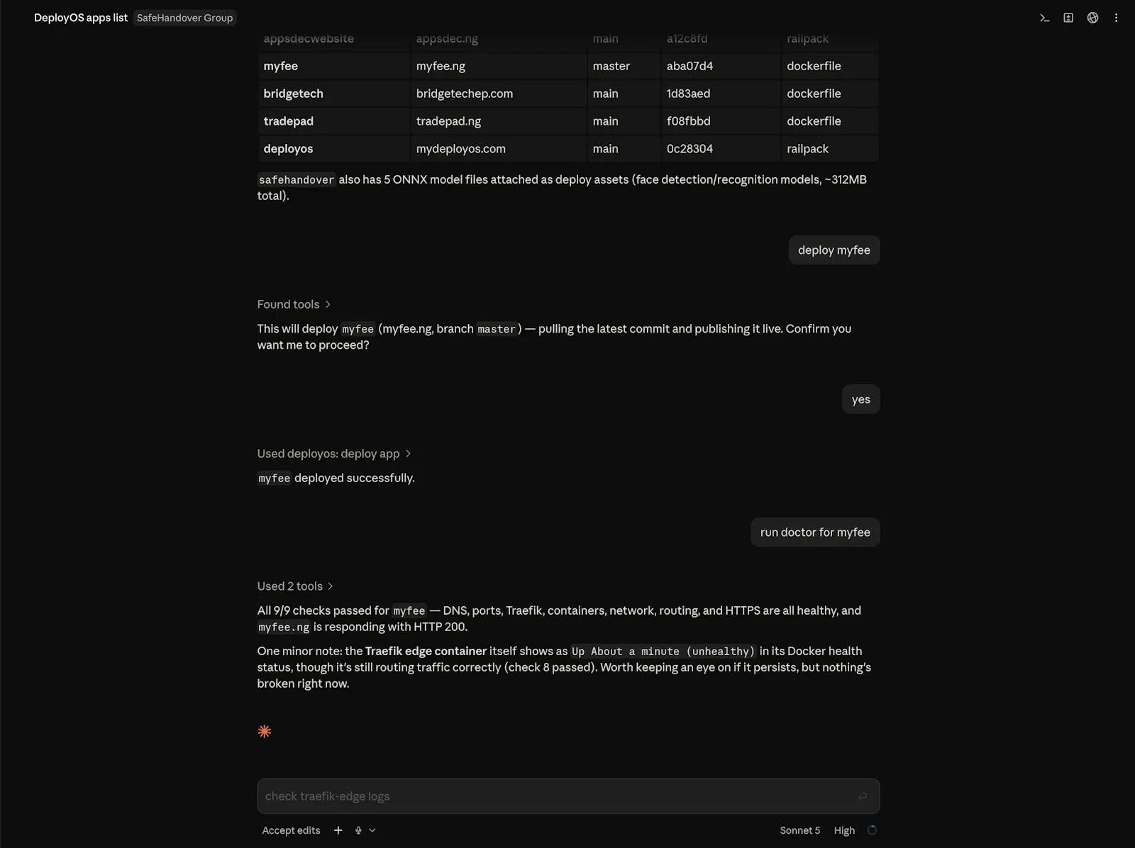 DeployOS screenshot 5