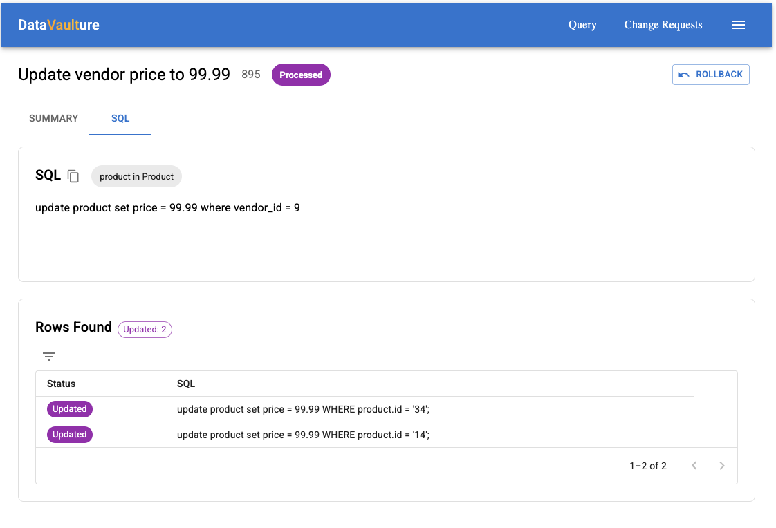 DataVaulture - Screenshot 3 showing product features and functionality