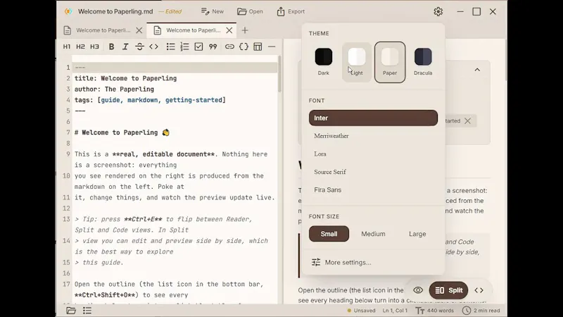 Paperling screenshot 1 (video preview)