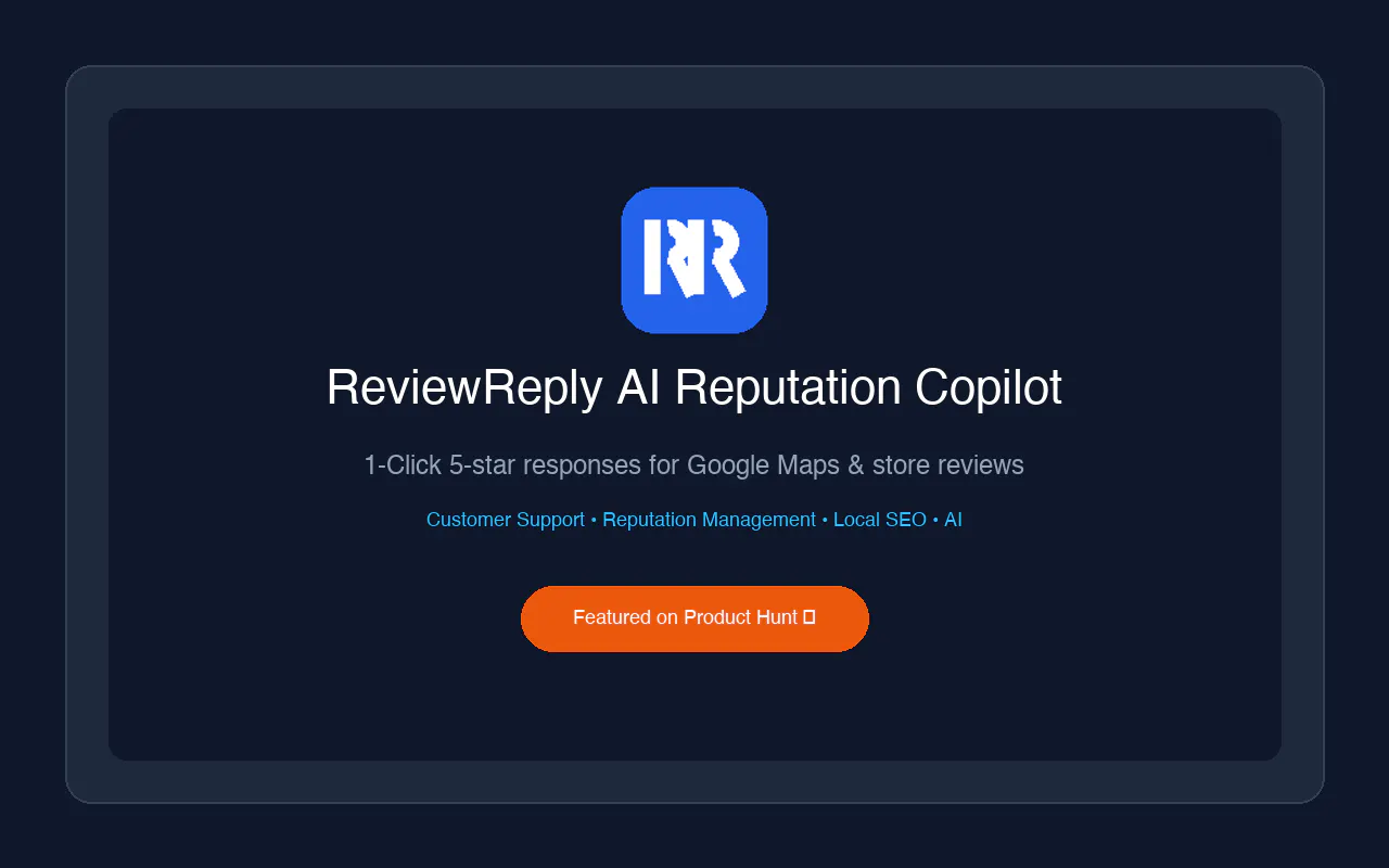 ReviewReply AI Reputation Copilot gallery image