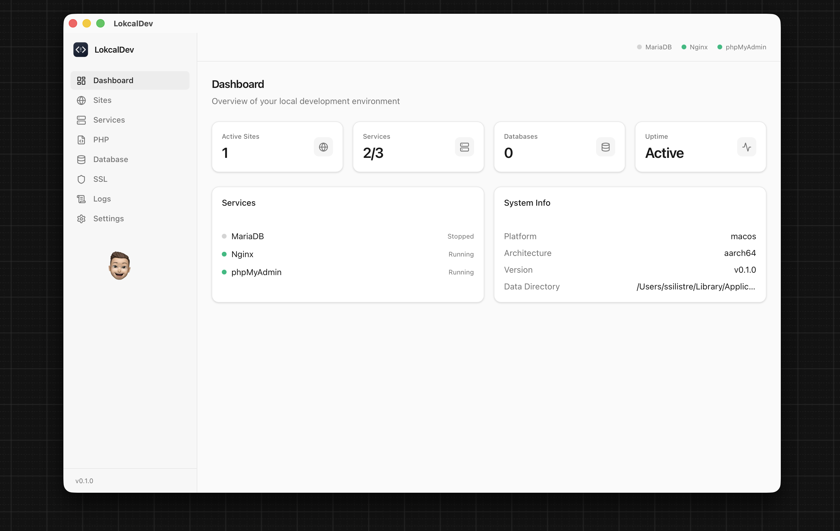 LokcalDev gallery image