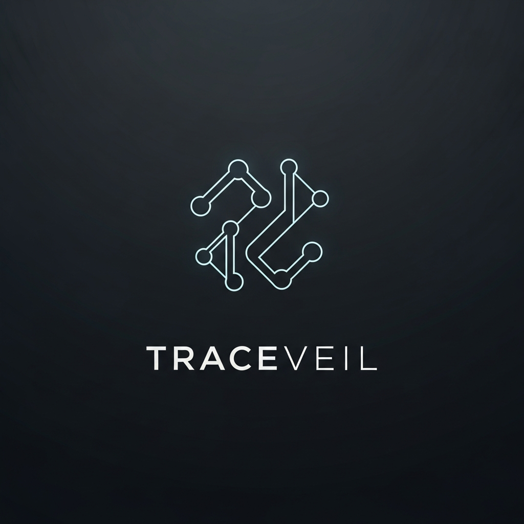TraceVeil - Product Hunt launch logo and brand identity