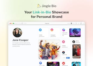 Steigern Sie Ihre Markenpräsenz mit Jingle Bio – präsentieren Sie eine Sammlung ausgewählter Links, Fähigkeiten und Erfolge.