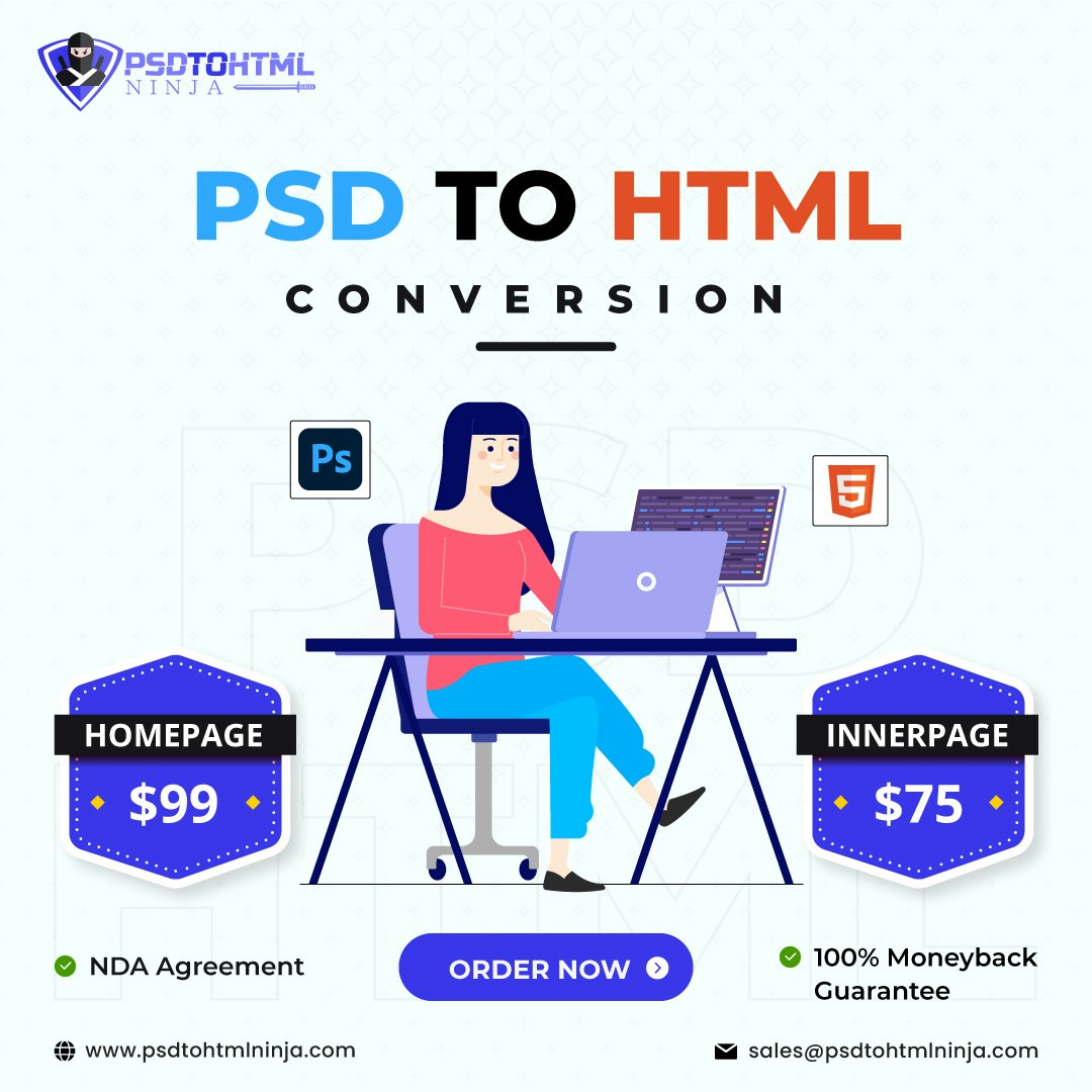 Media Dịch vụ chuyển đổi PSD sang HTML - Chuyển đổi thiết kế thành HTML hoàn hảo pixel 2