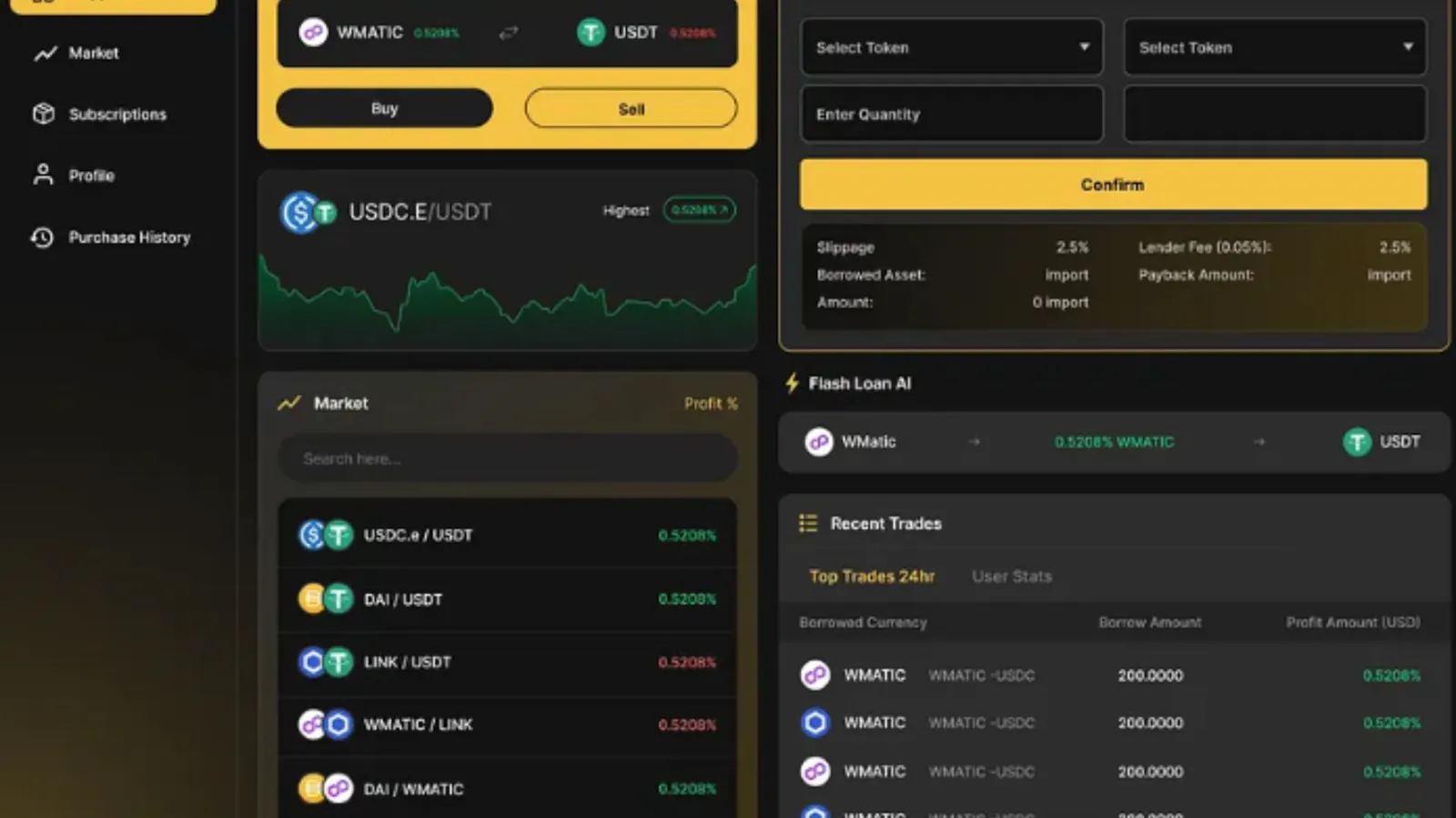 Flash Loan Arbitrage Bot Development screenshot 2