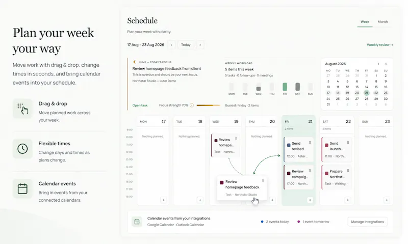 Luter — A calmer work OS screenshot 4