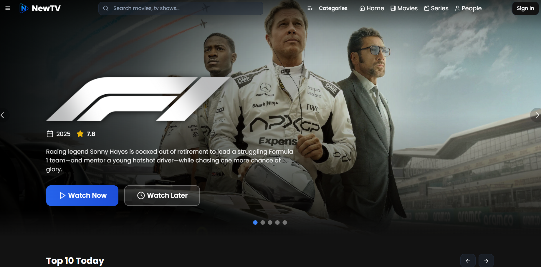 Mídia 1 de Newtv - Assista a filmes e séries online gratuitamente