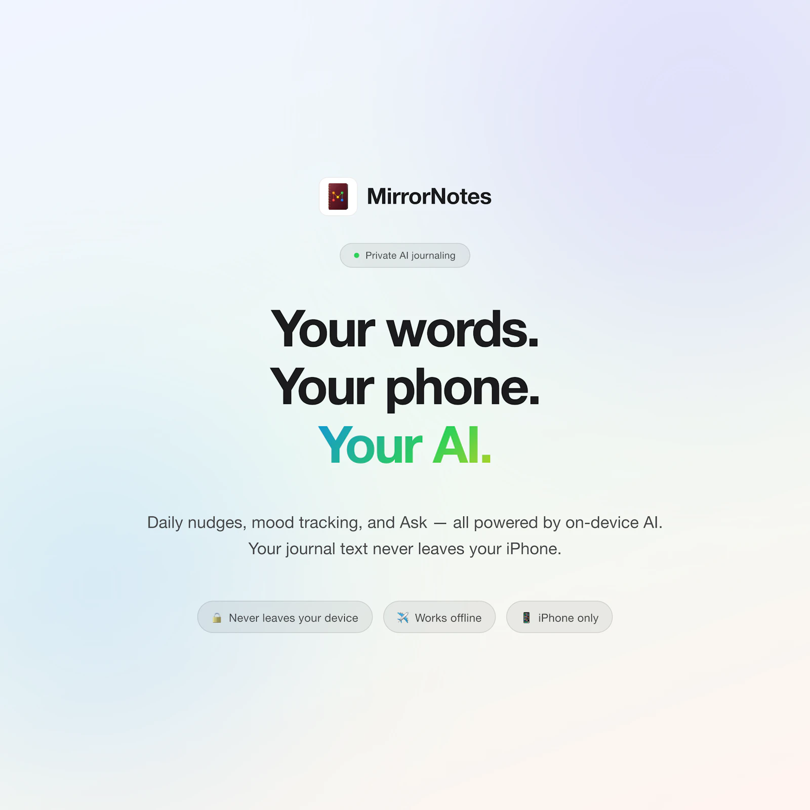 MirrorNotes screenshot 4