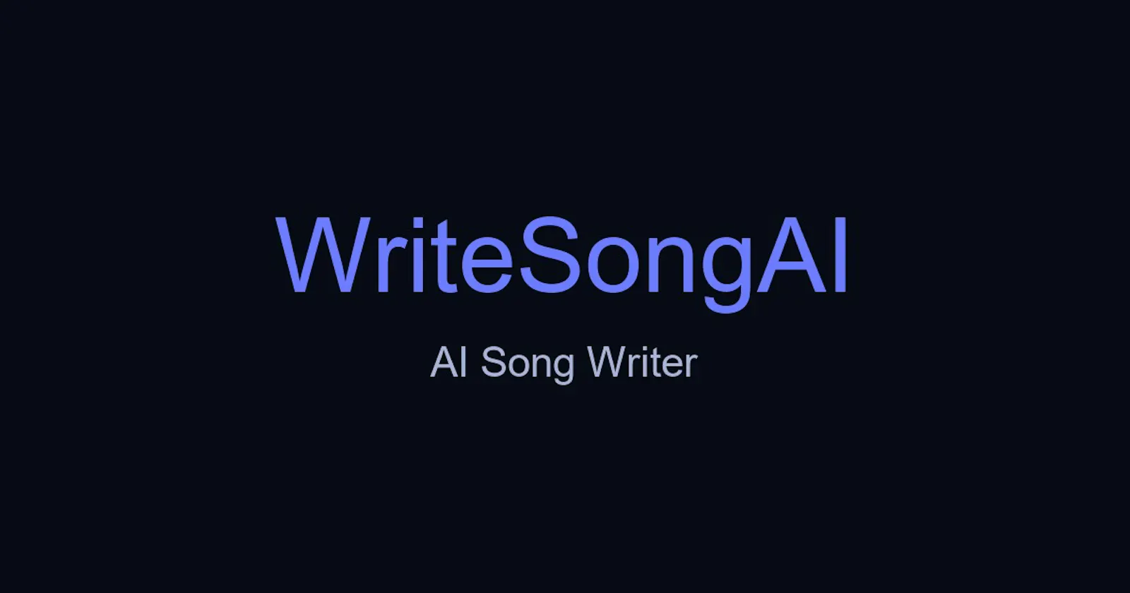 WriteSong.ai screenshot 1