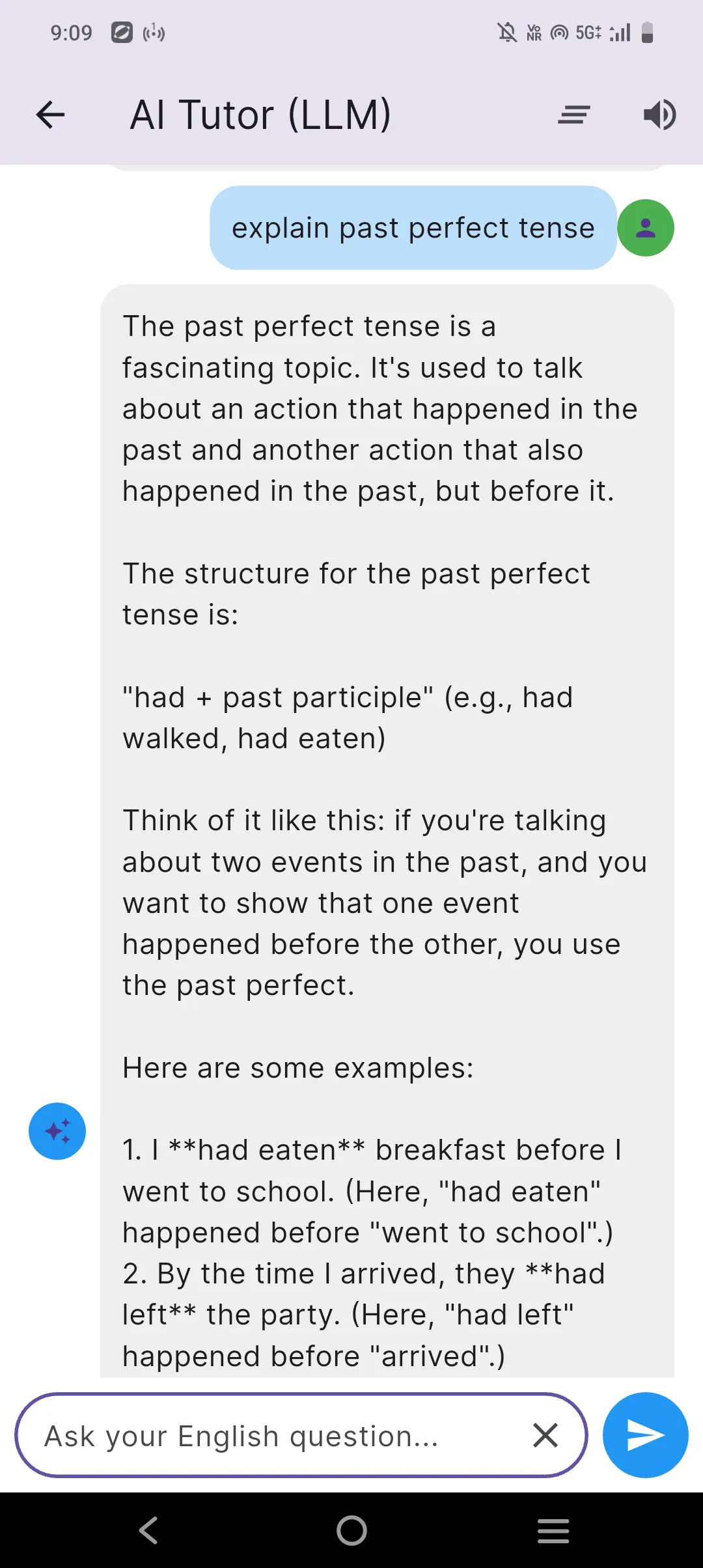 AI Language Learning App