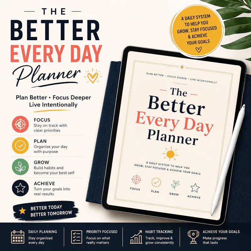 The Better Every Day Planner  screenshot 1
