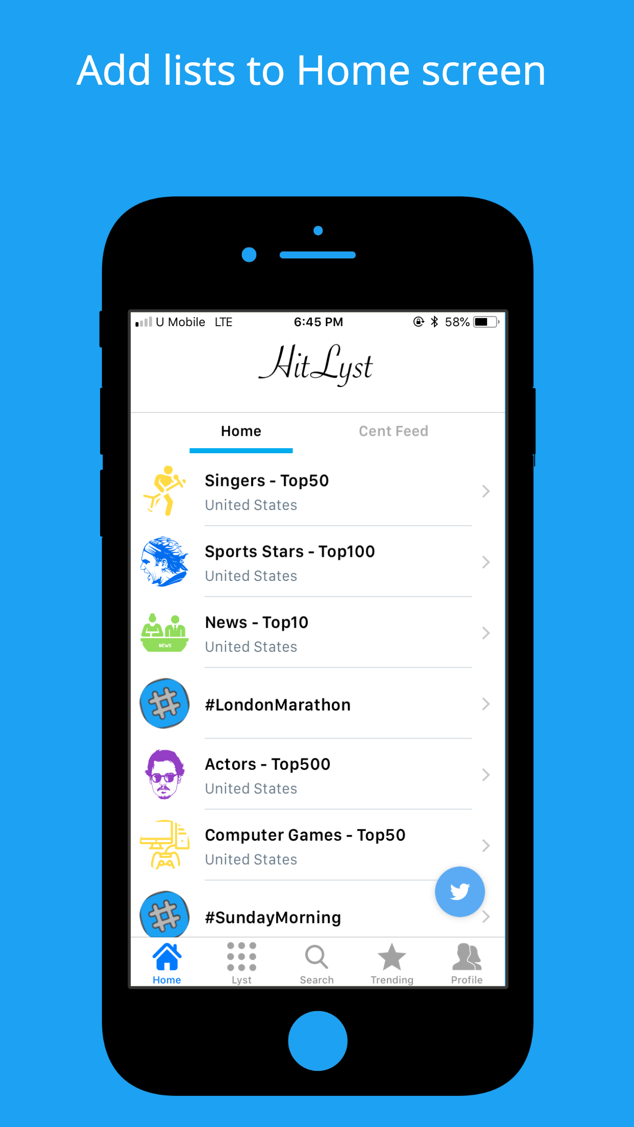 HitLyst 2.0 Image
