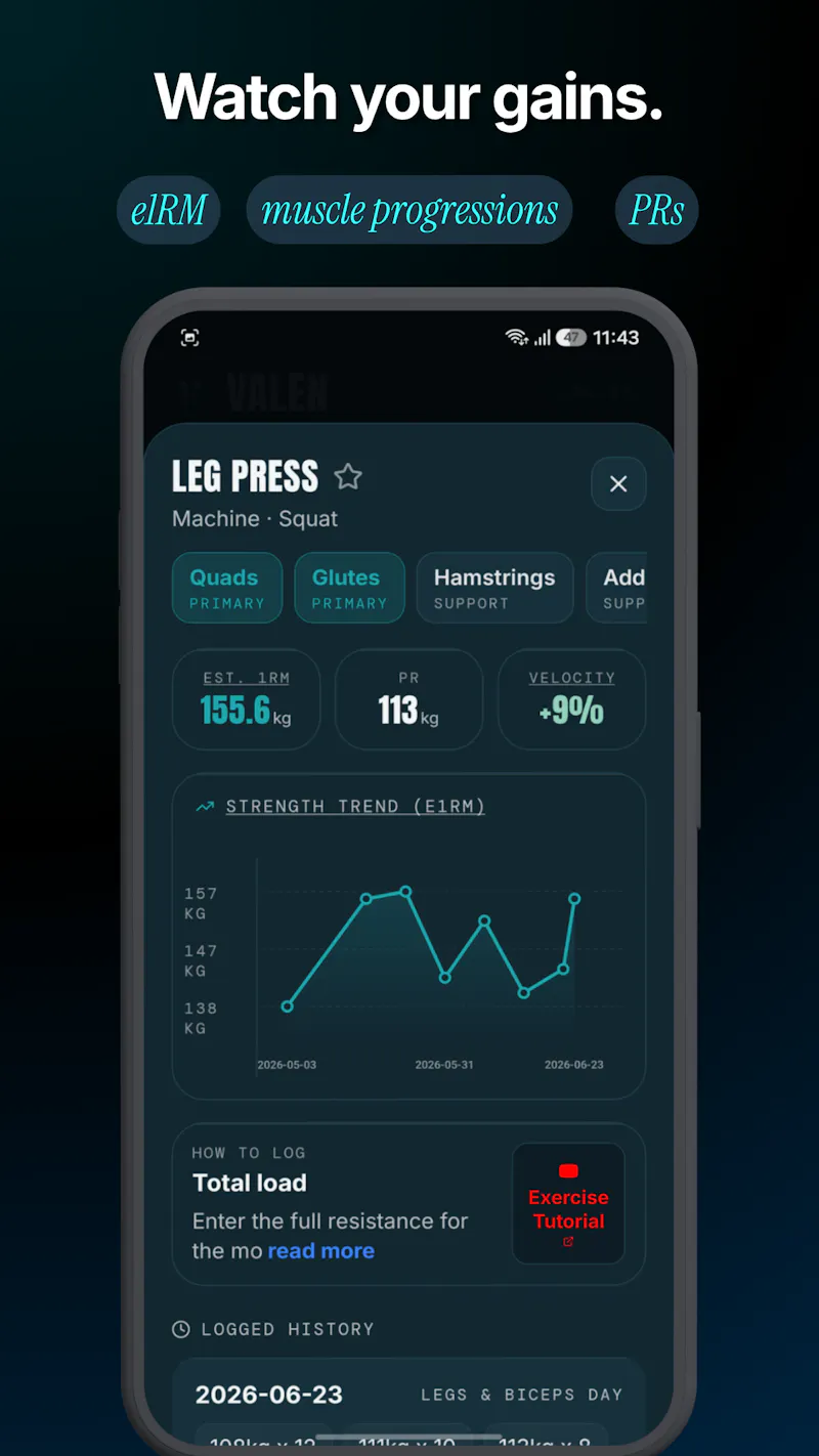 Valen- Train Smarter screenshot 3