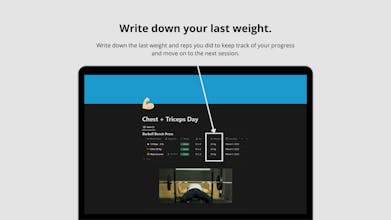 Notion Full Progress Gym Template gallery image