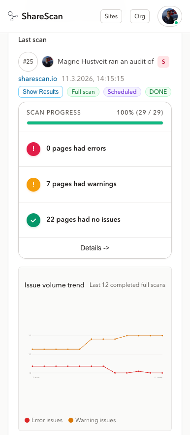 ShareScan.io - Screenshot 2 showing product features and functionality