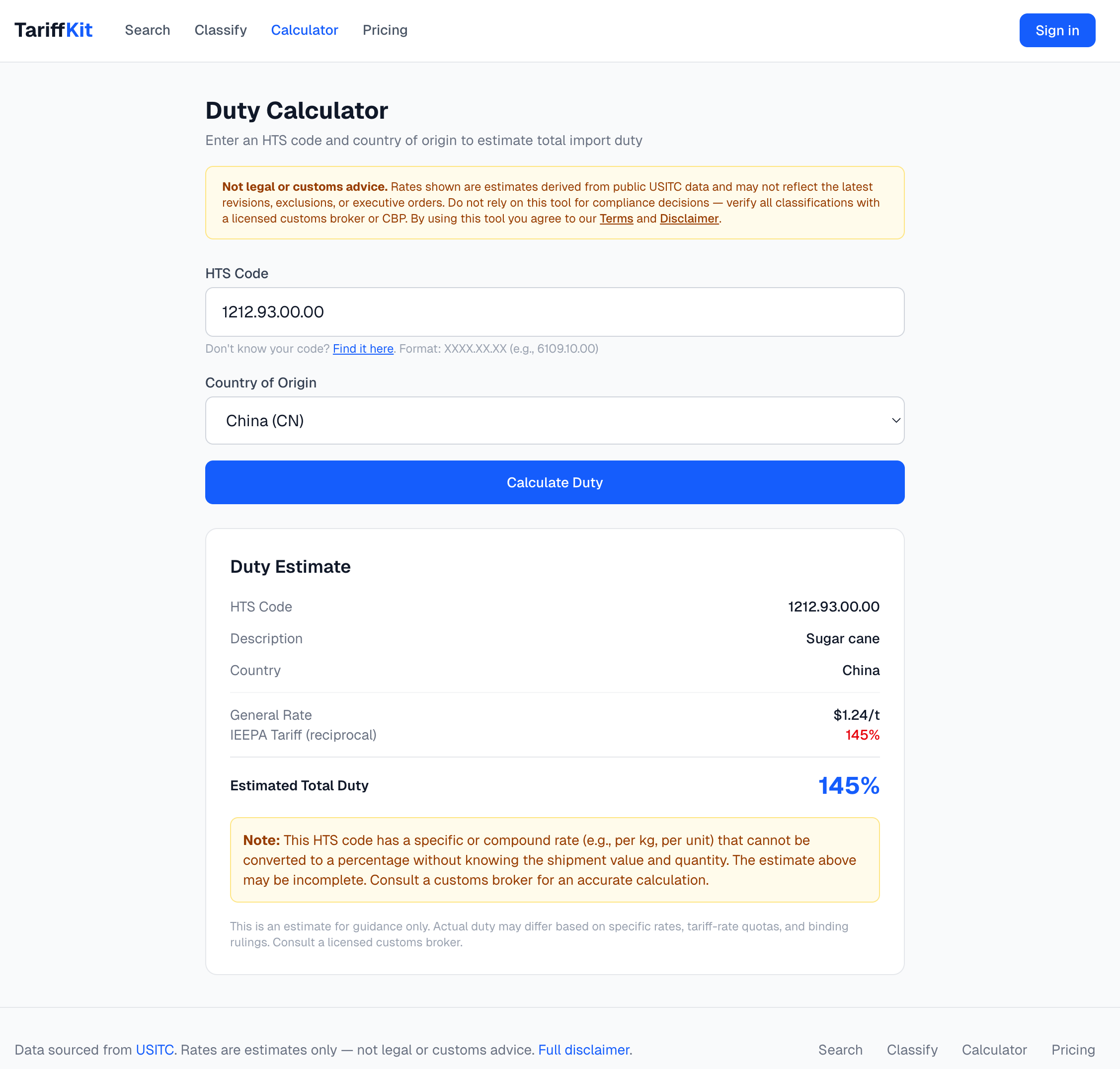 TariffKit gallery image