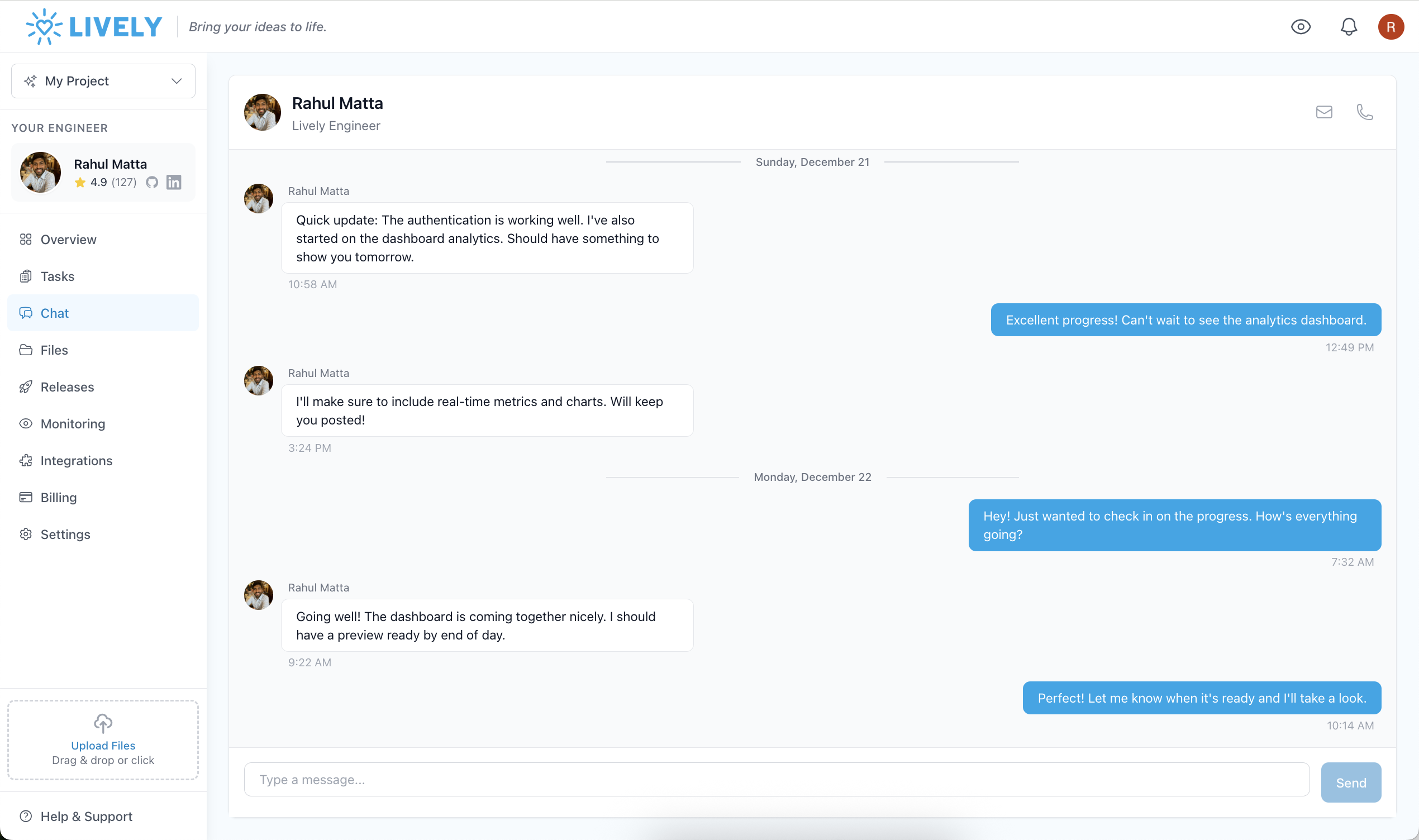 Lively - Screenshot 5 showing product features and functionality