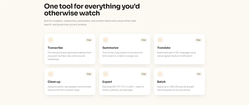 YouTubeGetTranscript screenshot 5