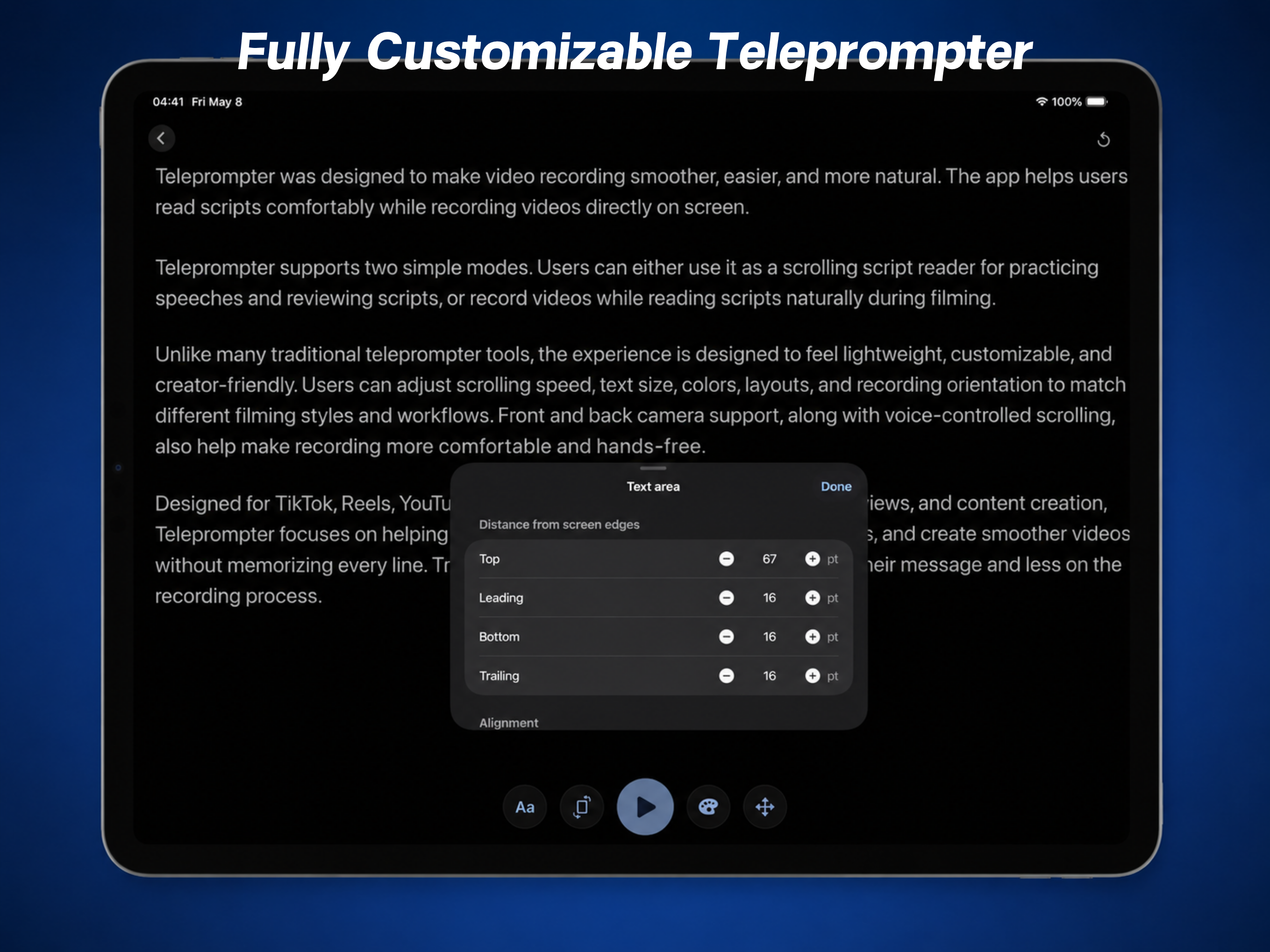 Teleprompter-Scrolling Scripts gallery image