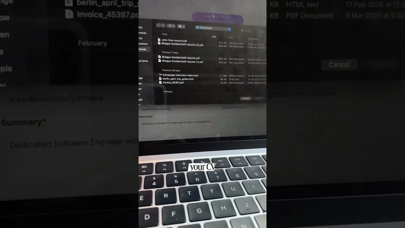 applyGOAT: 20k+users/80+countries/1month screenshot 1 (video preview)