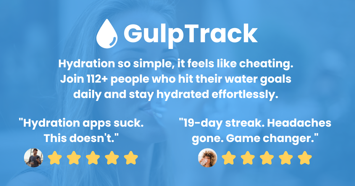 Gulptrack - Постичь свои голы в воде и оставайтесь увлажненными без особых усилий медиа 1