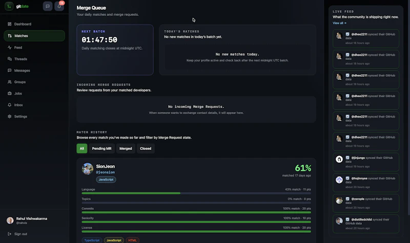 GitDate screenshot 6