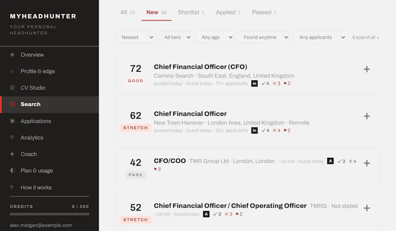 MyHeadHunter screenshot 1