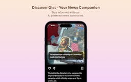 The Gist- AI Summarized News App media 2