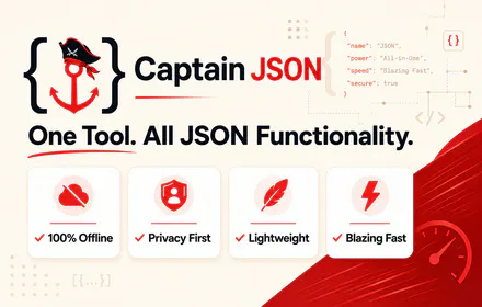Captain JSON - Json Viewer & validator  gallery image