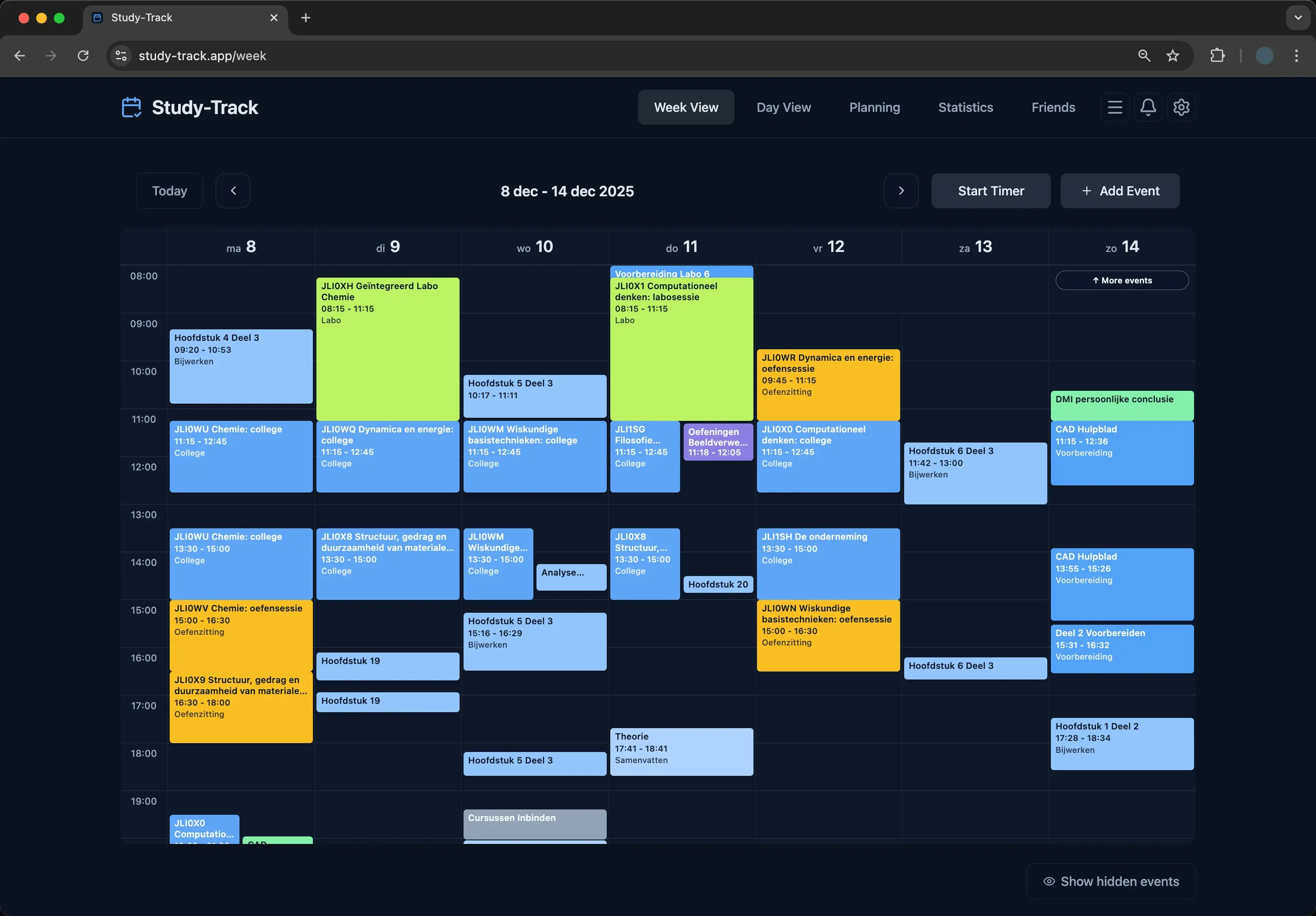Study-Track - Main product screenshot demonstrating key features and user interface