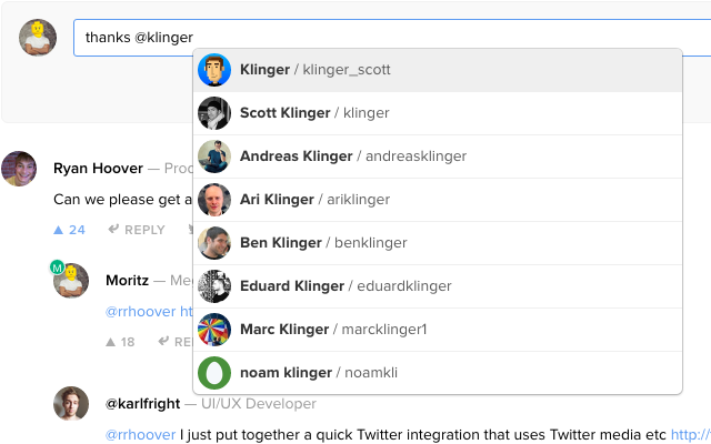 Product Hunt Mentions gallery image