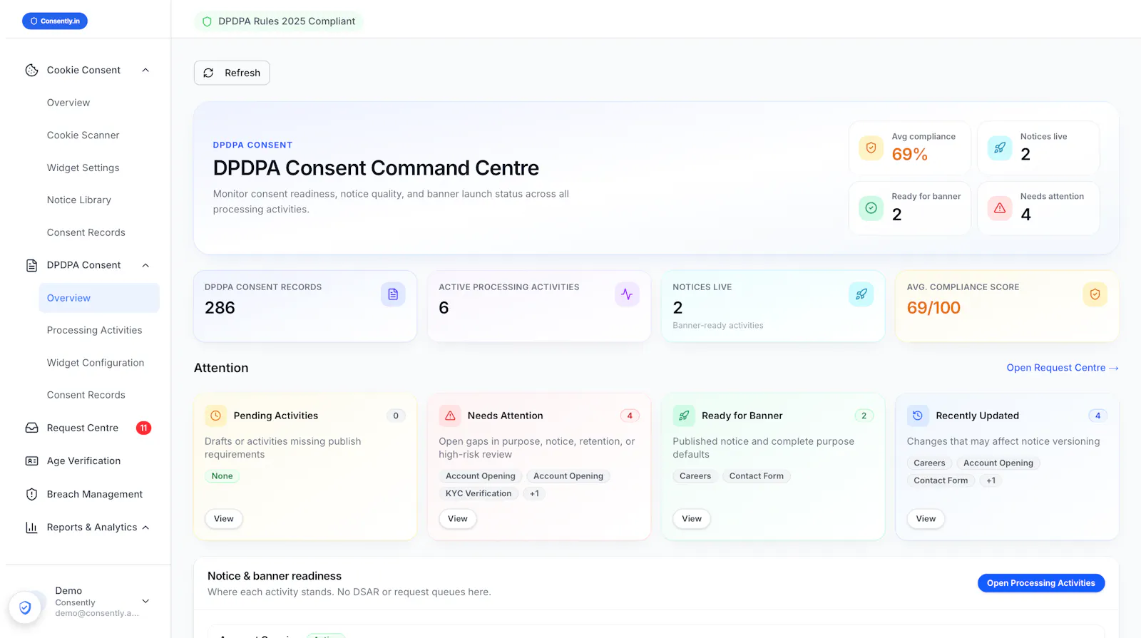 Consently screenshot 10