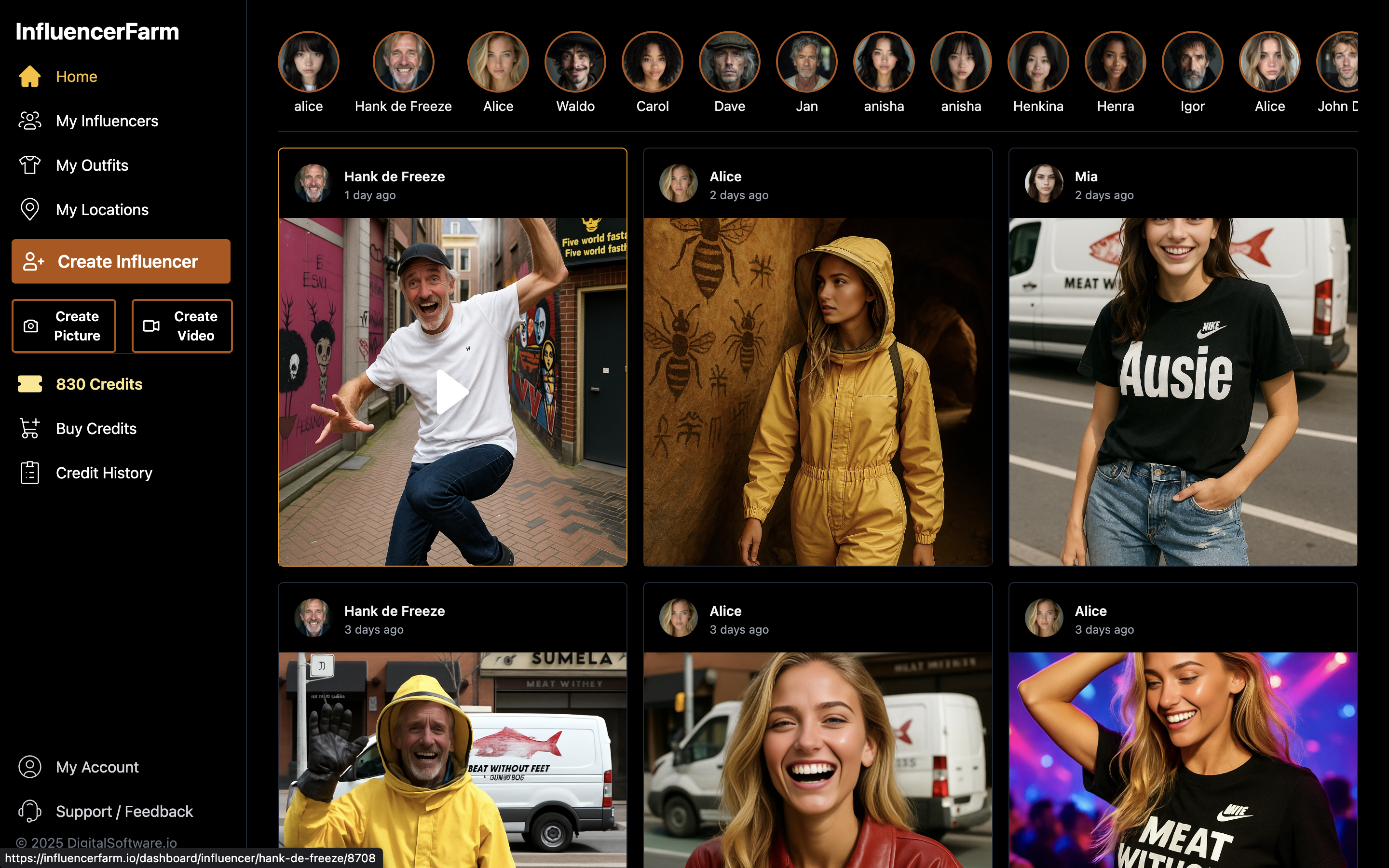 InfluencerFarm - AI Influencer Generator - Un generatore di influencer con supporto per video e immagini. media 2