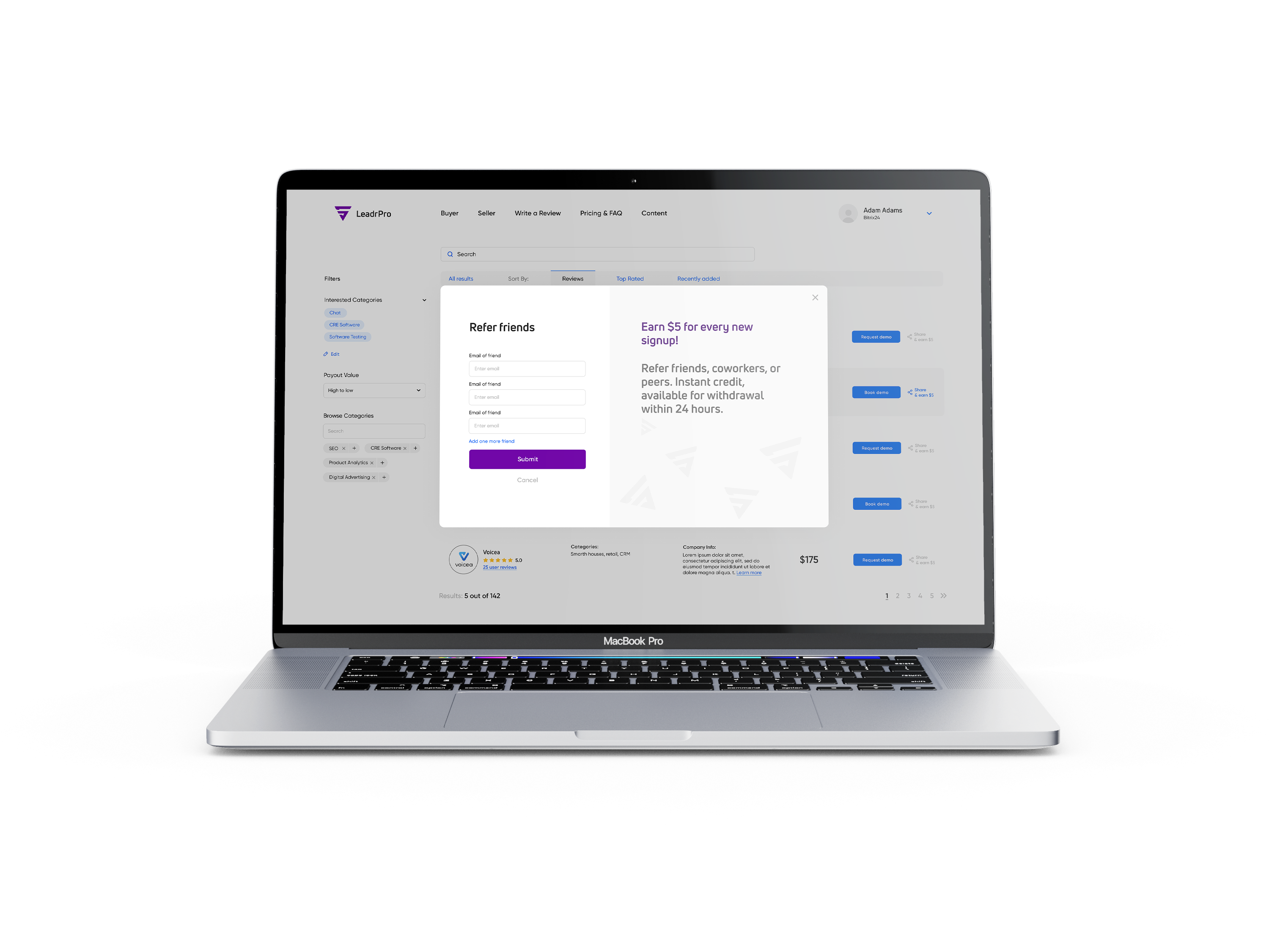 LEADRPRO - 賺取$ 100-500來評估新軟件。 media 6