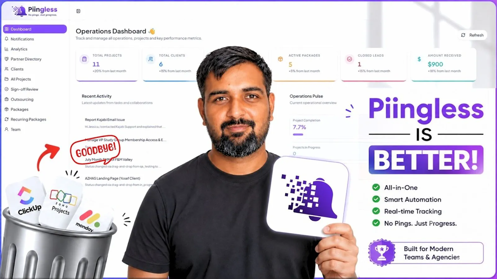 Piingless screenshot 1 (video preview)