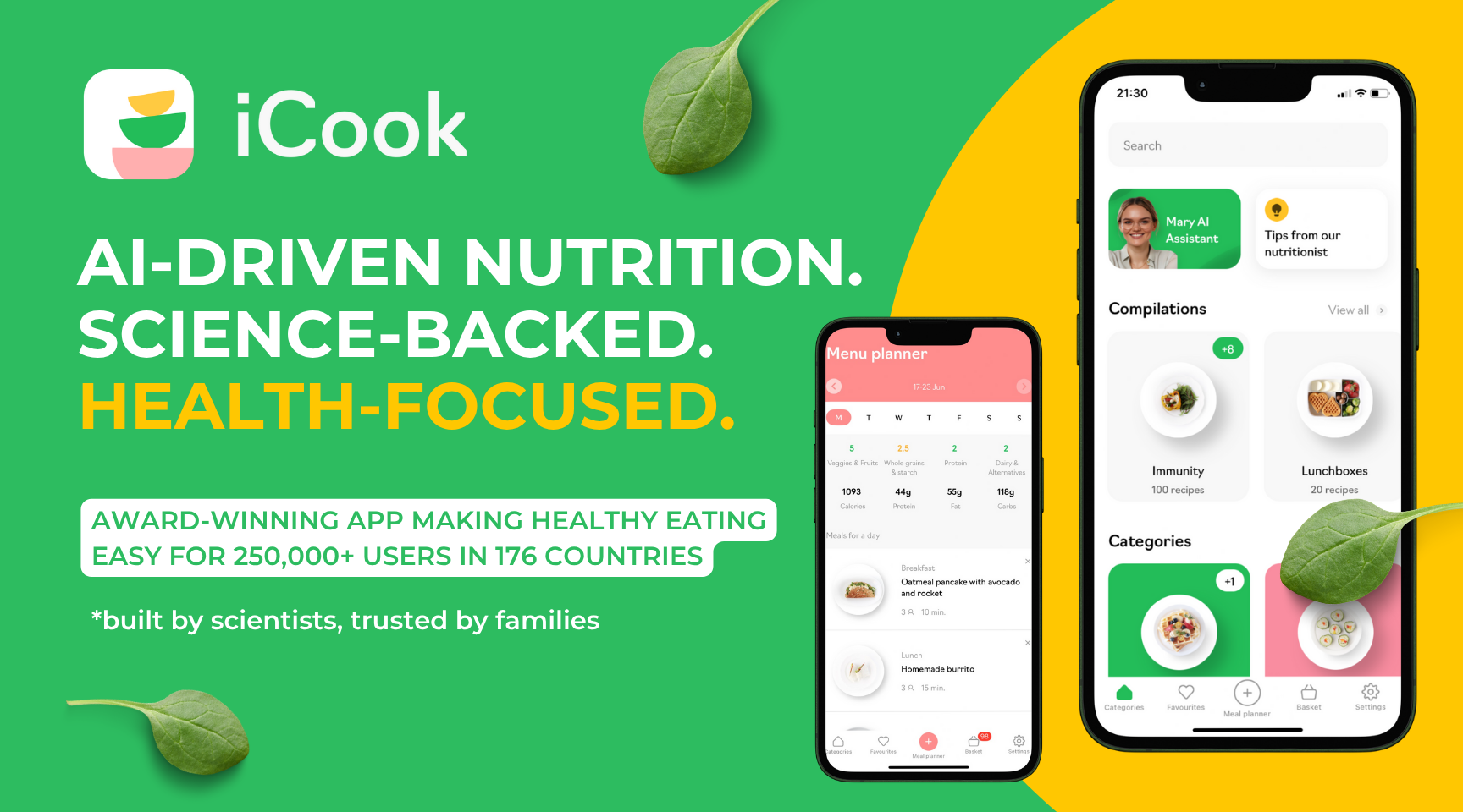 Icook - Coach nutrizionale alimentato dall'IA creata da un esperto certificato media 1