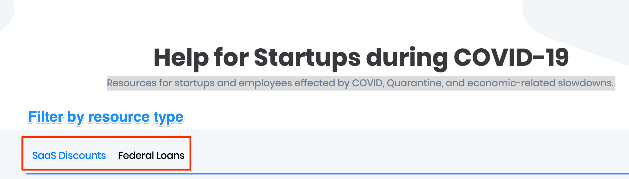 Help for Startups during COVID-19 gallery image