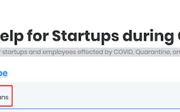 Help for Startups during COVID-19 media 2