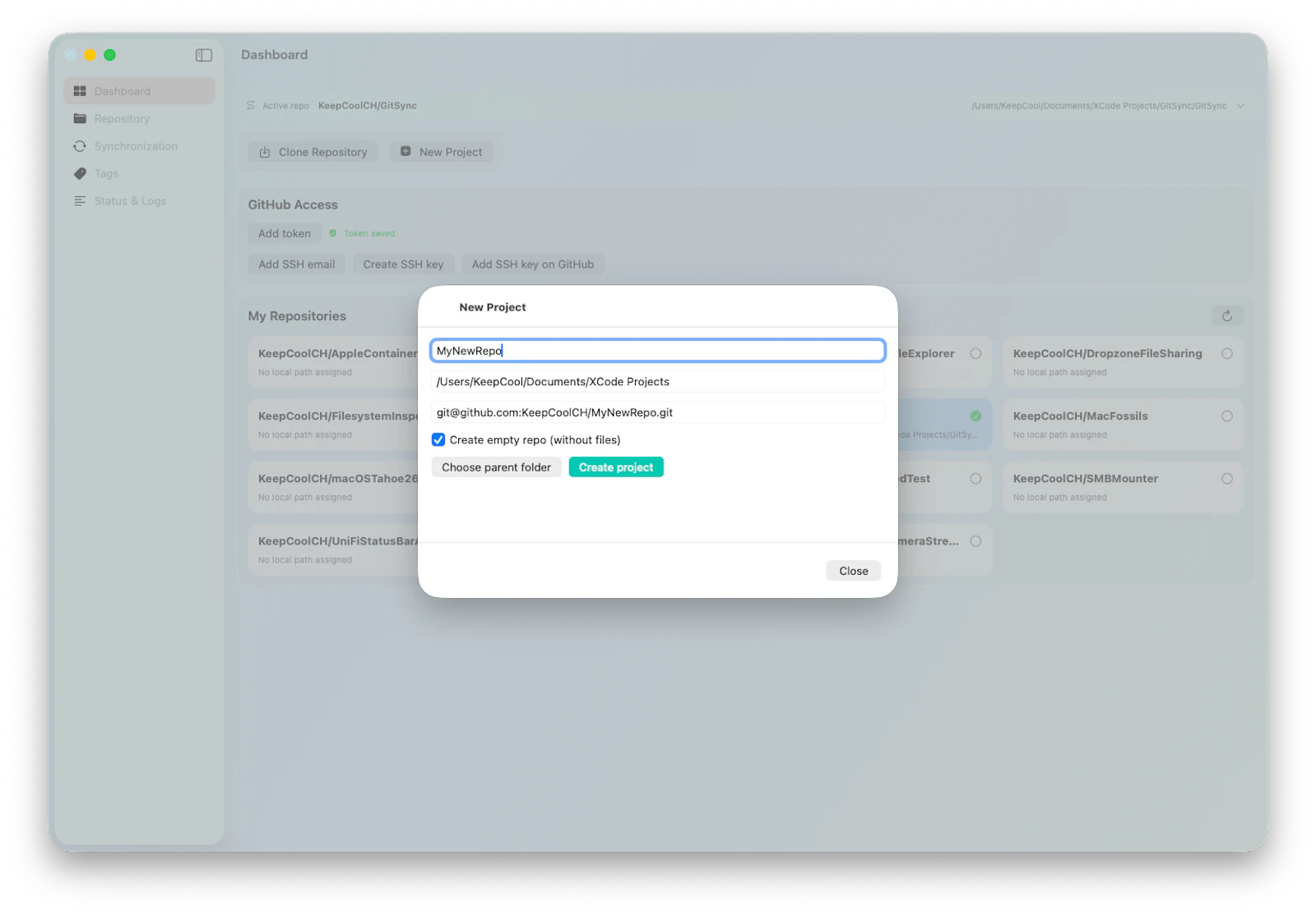 GitSync for macOS screenshot 7