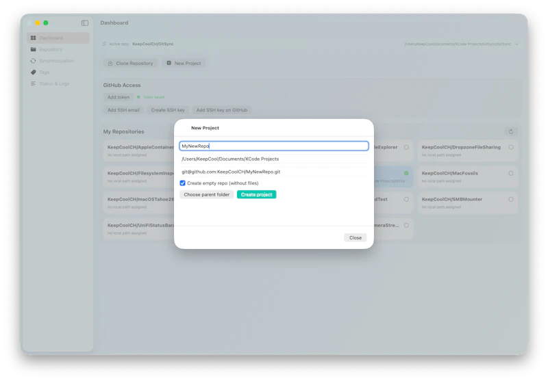 GitSync for macOS screenshot 7
