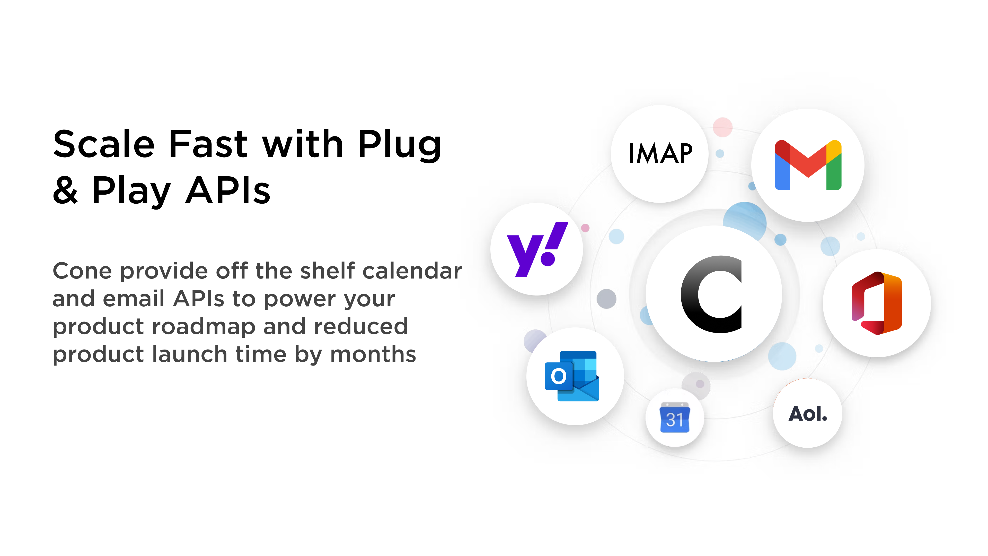 API de cono - Correo electrónico unificado, API de calendario media 2