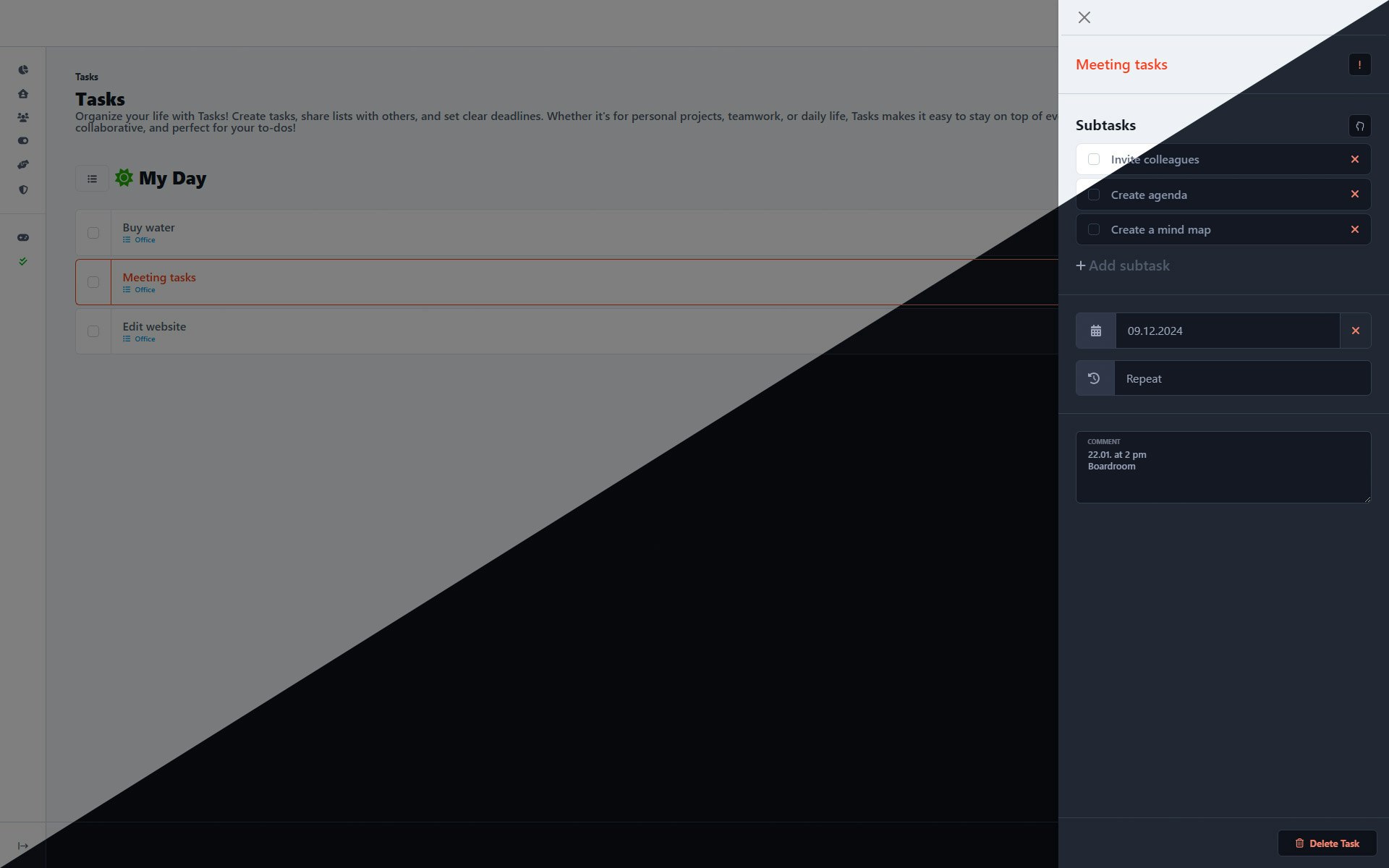 DailyBuddy - Main product screenshot demonstrating key features and user interface