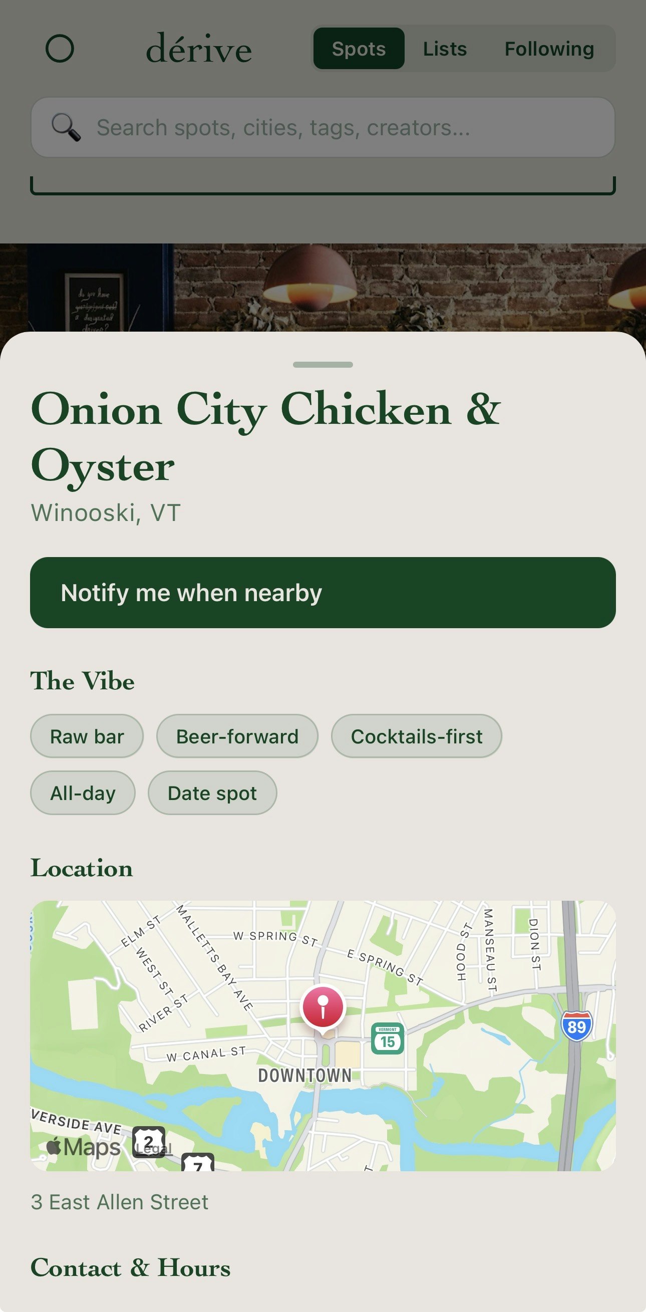 Our dérive gallery image