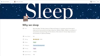 Book Shelf Notion Template gallery image