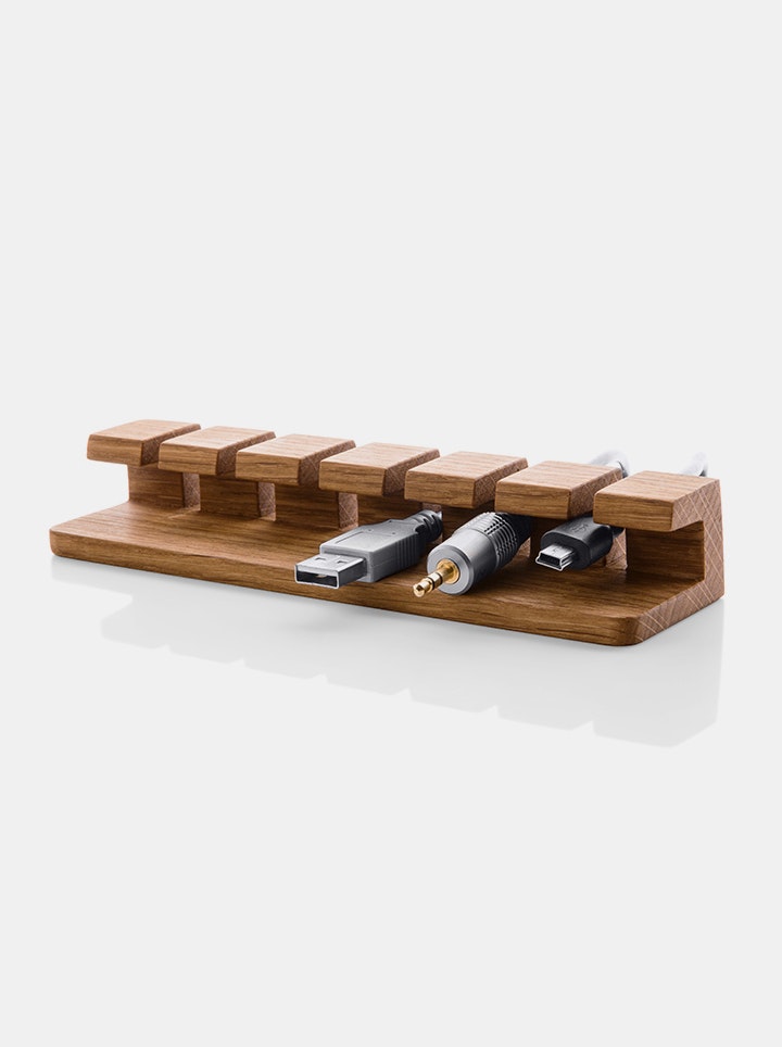 Wooden Cable and Charger Organizer gallery image