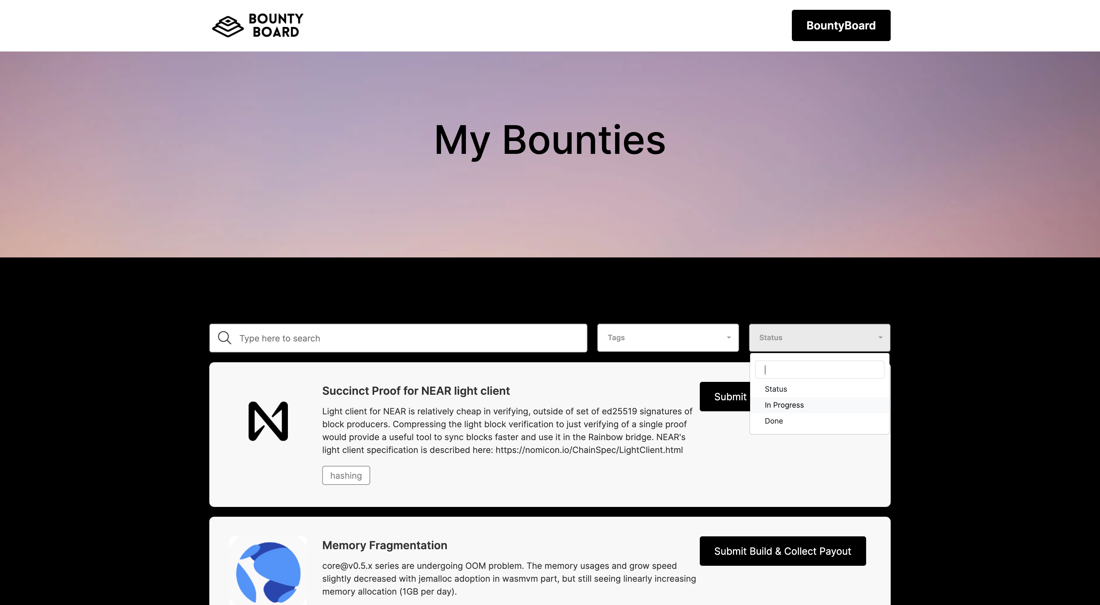 BountyBoard gallery image