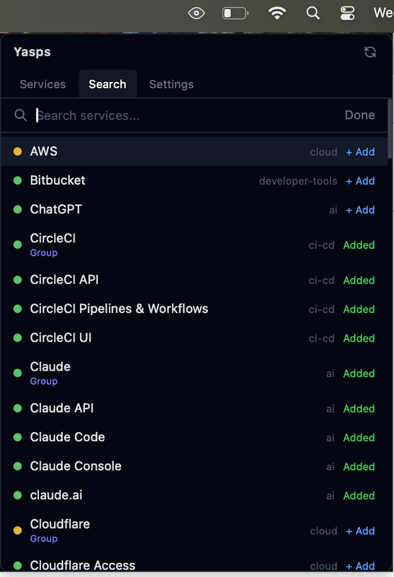 YASPS - Yet Another Status Page Service screenshot 2