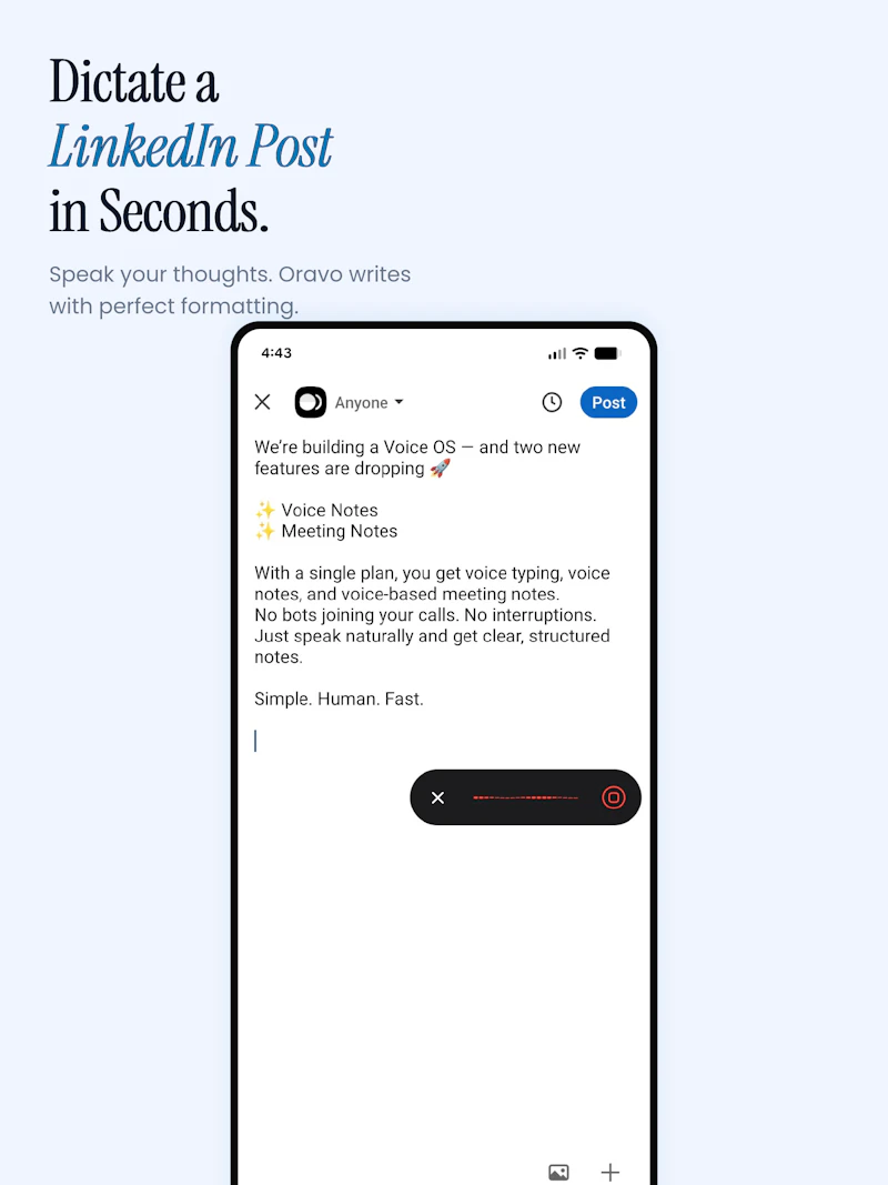 Oravo.ai screenshot 8