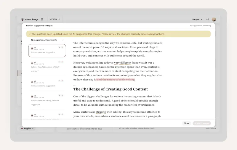 Hyvor Blogs screenshot 6